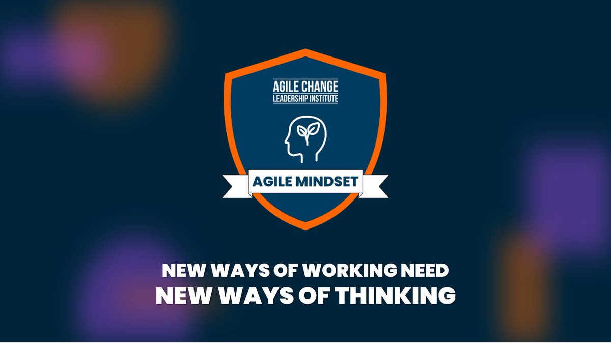 🎉Exciting day today - <a href="/jenfram/">JenFram</a> and I are delighted that our latest course is now live! 

💜🧡💙The Agile Mindset - a micro credential to prime the path of success with agile transformations and organisations grappling with continuous change! 

HOORAY!!!

bit.ly/ACLI_Mindset