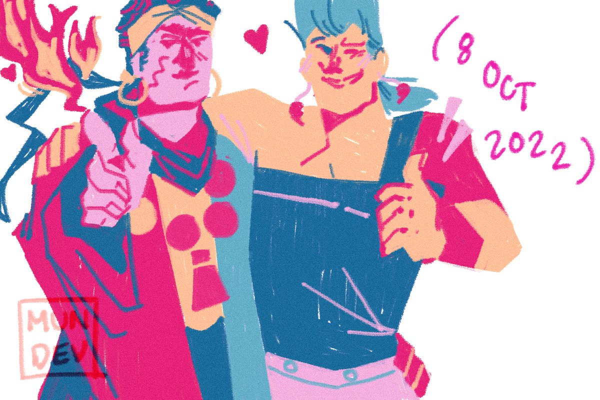 mundevs's tweet photo. missed them 👐 hehe

#avpol #jojo #jjba https://t.co/HHsdHrjdmK