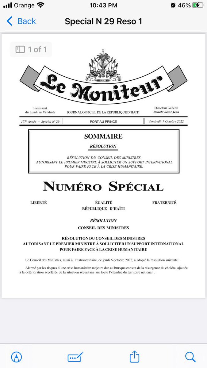 ComeauMagali's tweet photo. M asime dlo endiyasyon kap koule san rete nan zye m lan. M asepte kriye. Men m pap pèdi dlo a, map ranmase l mete nan krich, se bwason endiyason saa kap remanbre m pou m reziste. Kriminel wot trayizon sa yo dwe jije devan Listwa. Ann met tèt ansanm pou sove Nansyon an! Viv Ayiti! https://t.co/A4xwwJm6Vi