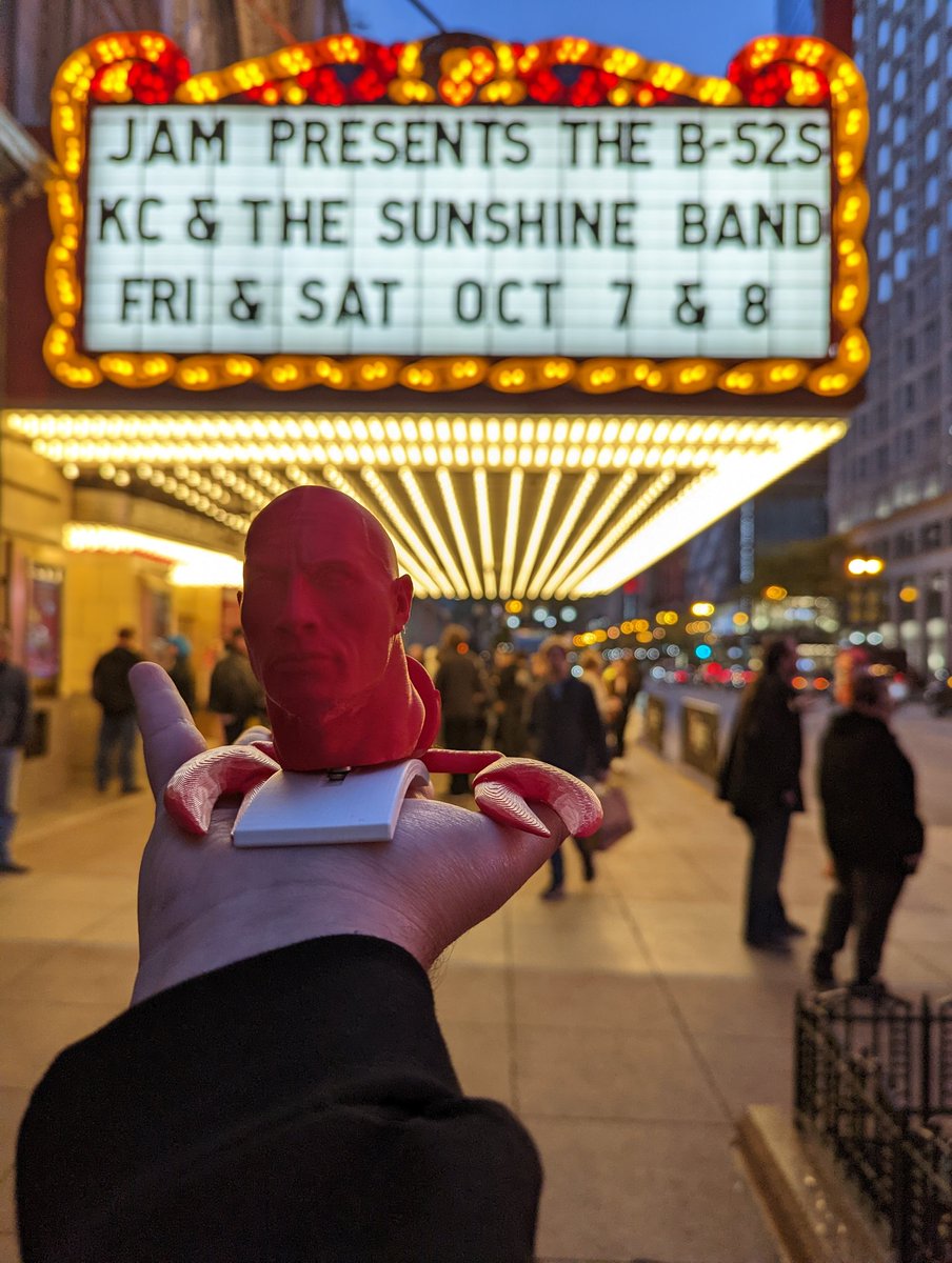 iamapunkmonkey's tweet photo. I brought my Rock Lobster to see the @TheB52s #rocklobster #theb52s https://t.co/oo5fX0psle