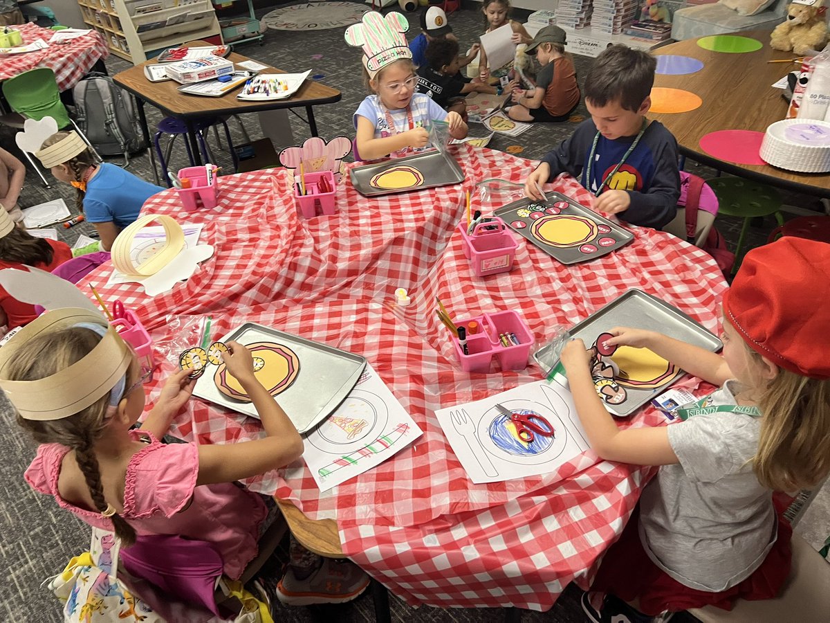 Miss Payton’s Pizzeria was open for business today in 1st grade, let me just tell you; from Rasheed bringing us a fun pizza snack, to building our own pizzas in many learning ways was such a fun Friday celebration for our class. “Buon appetito” #fielderpride <a href="/FielderElem/">Edna Mae Fielder Elementary</a>