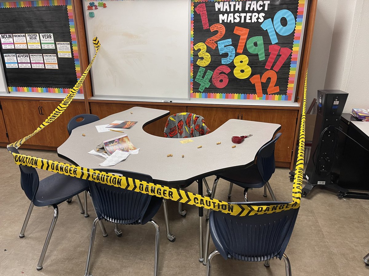 jgomez_phe's tweet photo. What better way to end? Hero wizards showed what they learned all week and helped Ms. Rivas solve the crime of the torn Harry Potter book !! Using INFERENCING skills they analyzed the crime scene, character alibiβs , and used their schema ! 100 points for house Purple Heart π π§π½ββοΈ https://t.co/JegGf7Akcx