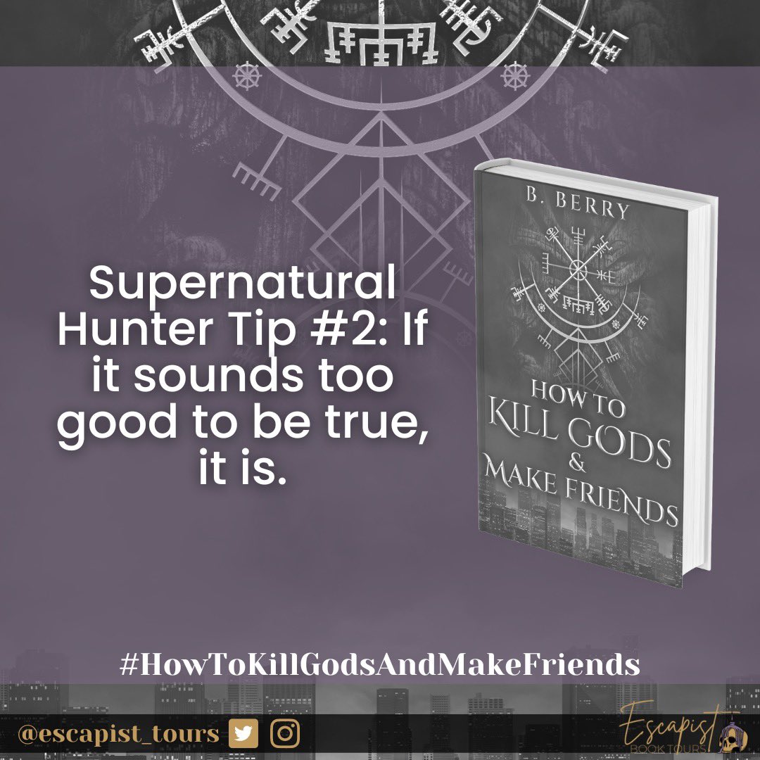 EscapistBookCo's tweet photo. See also:
Witches And Ghosts And Psychics, Oh My! • How To Put The Romance In Necromancy • This Bad Boy Can Fit So Many Subplots In It
#HowToKillGodsAndMakeFriends https://t.co/dgasqMvdaa