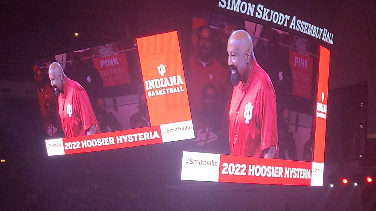 crimsonquarry's tweet photo. Mike Woodson:

"Indiana basketball, excuse my language, is the shit" #iubb https://t.co/nHA3saIkIU