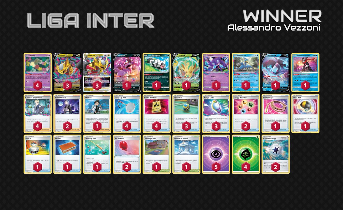 ligainter_'s tweet photo. Winner Decklist - Liga Inter 10/1 - Alessandro Vezzon https://t.co/p1rsBQ3vOL