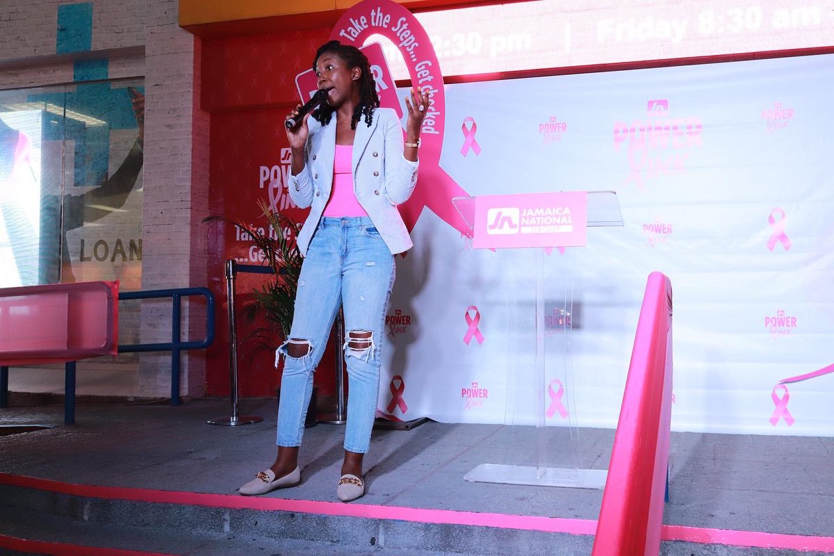 jnbanklimited's tweet image. Carlene Davis and Kamala McWhinney both share testimonials about their experiences surviving breast cancer. #TakeTheStep #GetCheck #jnbankpowerofpink