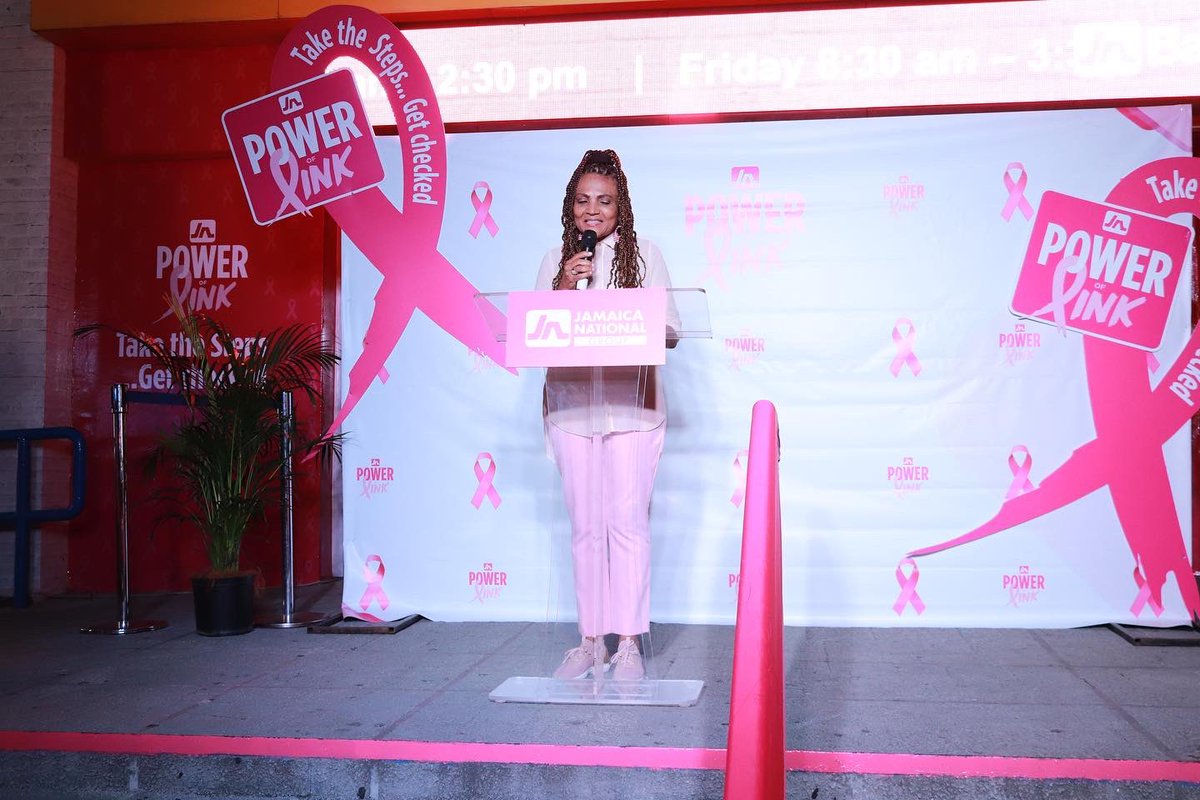 jnbanklimited's tweet image. Carlene Davis and Kamala McWhinney both share testimonials about their experiences surviving breast cancer. #TakeTheStep #GetCheck #jnbankpowerofpink