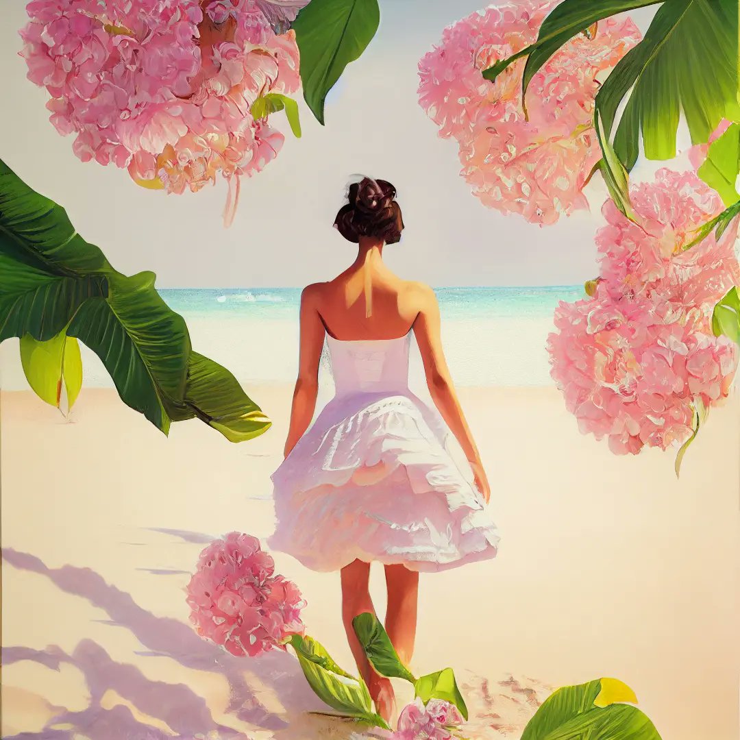 #HappyWeekend to everyone. I wanted to share one of my new items of my fashion collection available at <a href="/objktcom/">objkt</a> getting inspired from paradise Belizean beaches and nature.
#tezos #NFTFam #NFT #NFTartist #objktnft #fashion