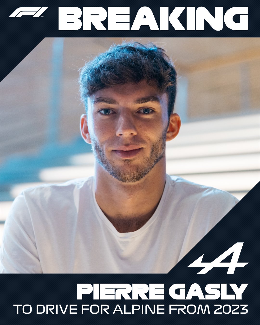Formula 1 on twitter breaking pierre gasly has signed with
