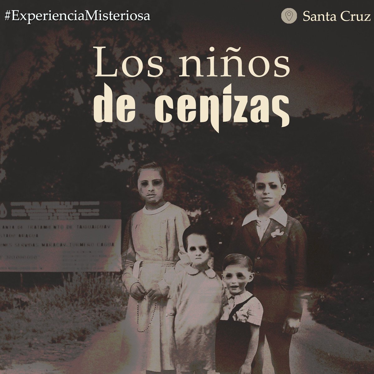 Santa Cruz es un pueblo pequeño y tranquilo del estado Aragua. Sin embargo,  como toda comunidad, tiene verdaderas historias de terror. En este primer hilo del mes misterioso, sentirás un escalofrío al conocer a 'Los niños de cenizas'. Abro hilo: 🧵