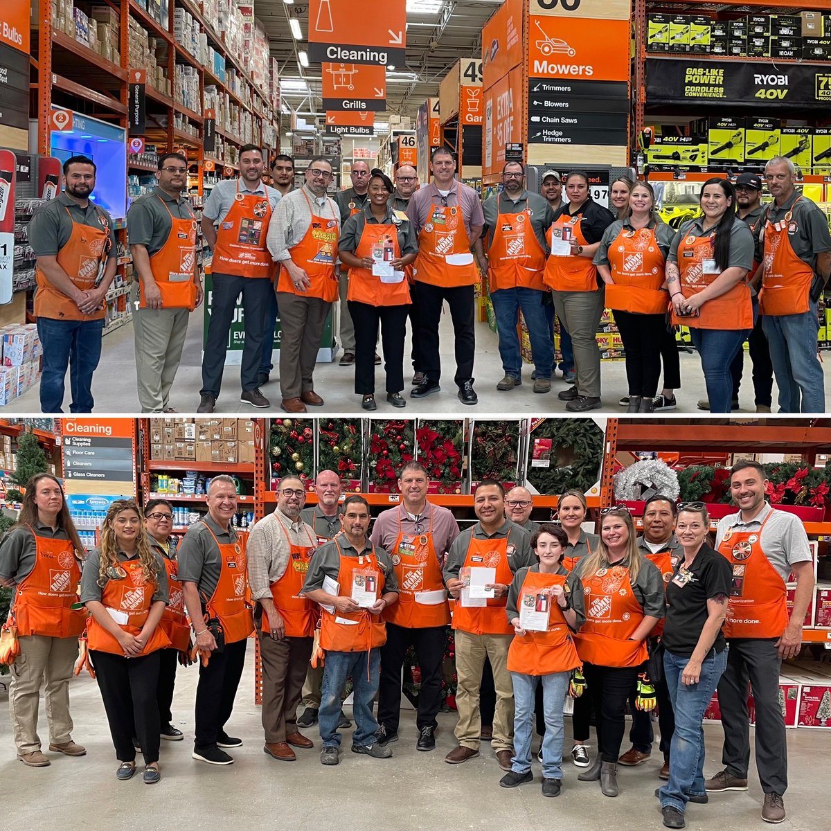 I want to thank our great associates in 503 and 580 for all they are doing! Keep up the great work! #PoweroftheGulf @jreed4401 @THDCogorno @DGM_MarcialRod