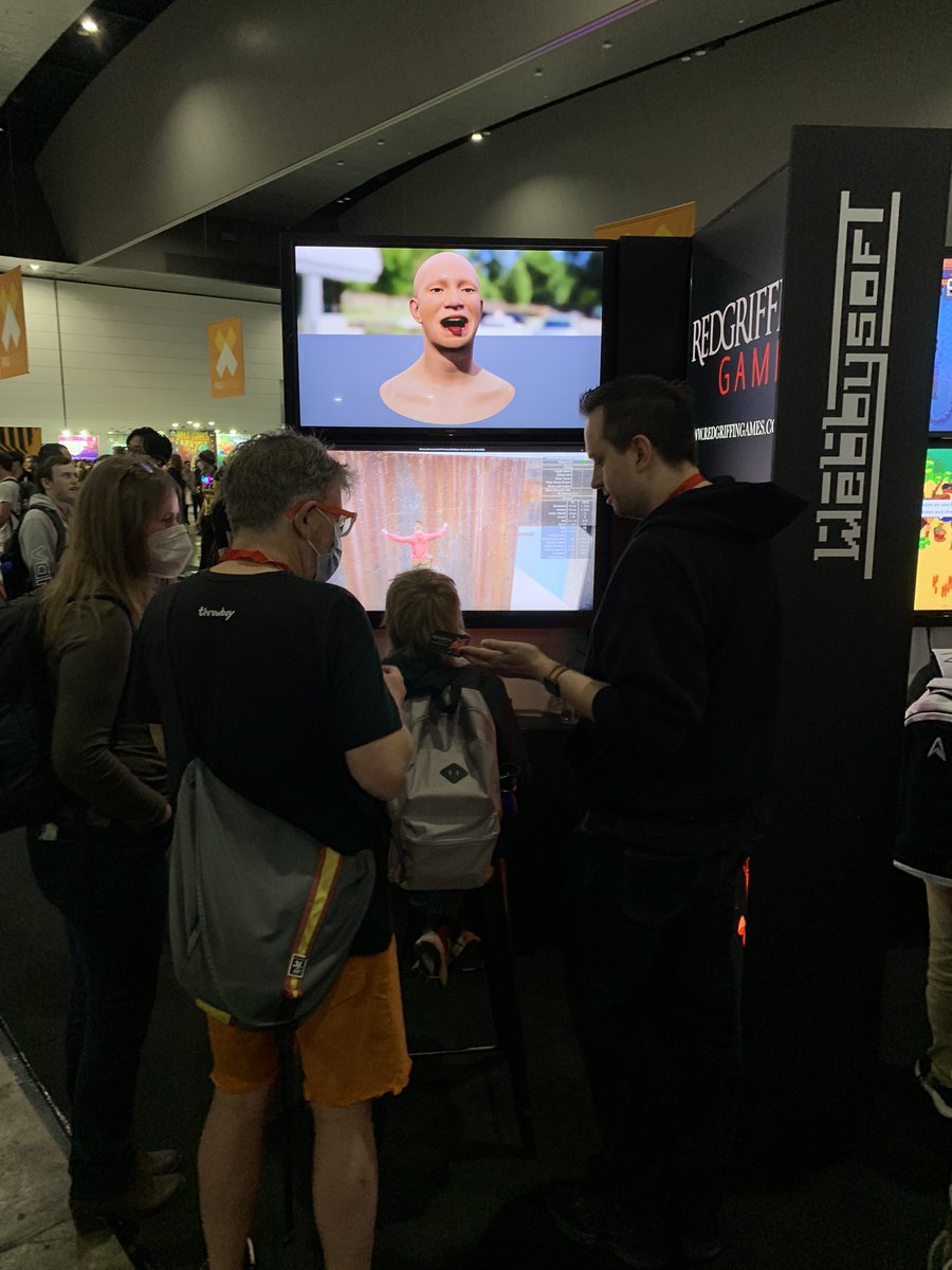 Day 2 of <a href="/PAXAus/">PAX Australia</a> and our <a href="/BrandTasmania/">Tasmanian</a> stand is rocking! <a href="/SmashAttackAus/">Smash Attack Studios</a> <a href="/AWFstudio/">Adam Walker Studio</a> <a href="/bilkinsfolly/">Luke Webster</a> <a href="/RGriffinGames/">Red Griffin Games</a>