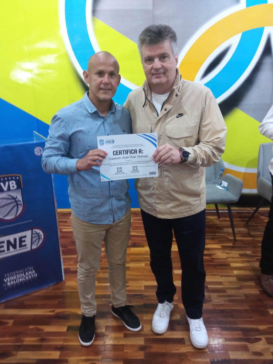 pf_dawson's tweet photo. Nivel I APROBADO ✔️
Escuela Nacional de Entrenadores
@FVBbasketball 🇻🇪 https://t.co/HJRcZFTtlE