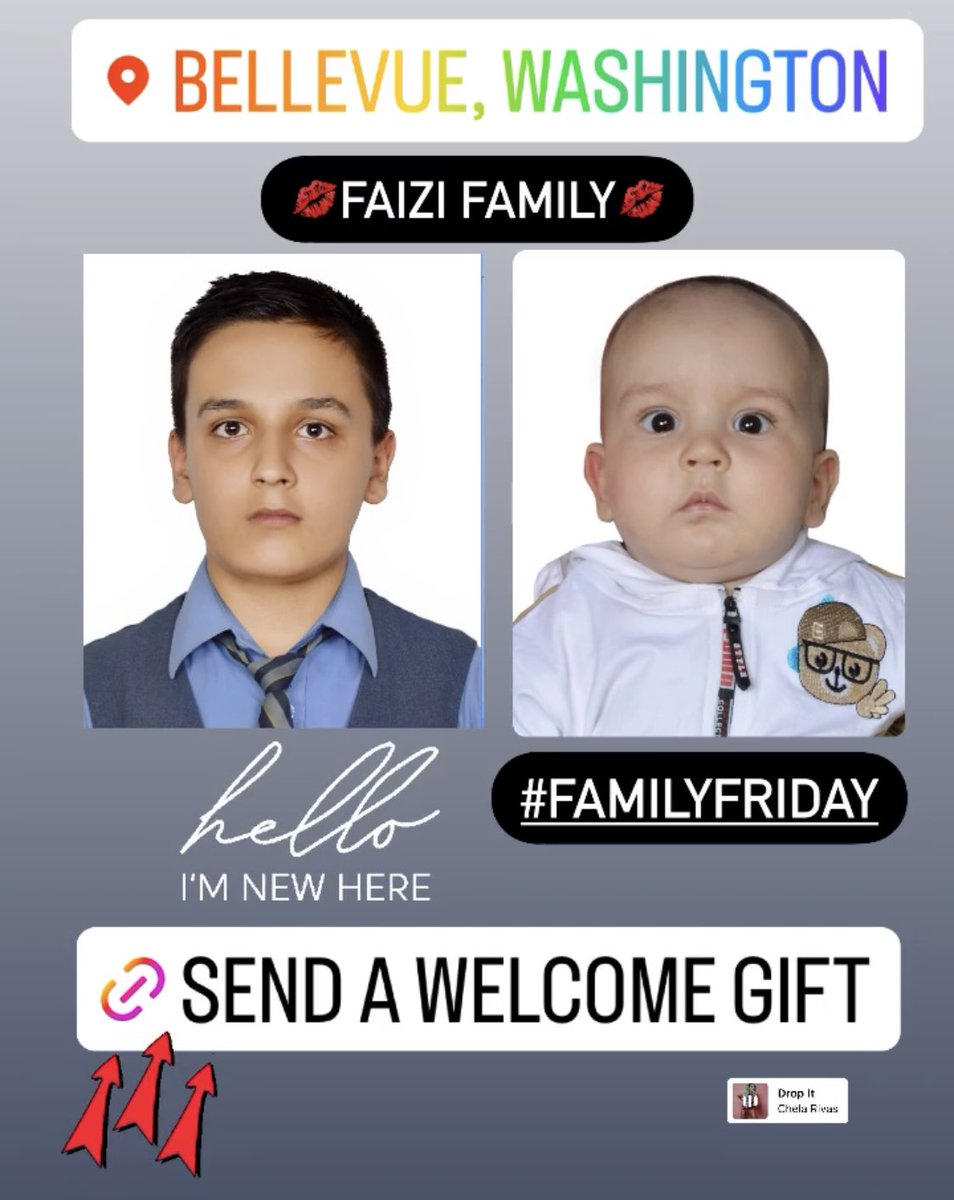 Welcome to Washington to the Faizi family. Send a gift: target.com/gift-registry/… 

They’re a mom, dad and three sons, ages 13, 9, and 1. arrived in Dec 2021 from Afghanistan. Dad worked as a translator for a USAID Project in Afghanistan. 

They especially need kitchen items.