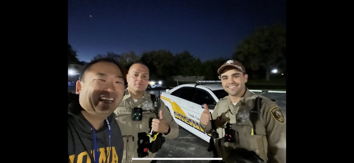 When you work late on a Friday night and your custodian sets the building alarm by accident because they didn’t realize you were still working; you get to meet the most awesome individuals from the sheriff’s department! Thank you gentlemen…