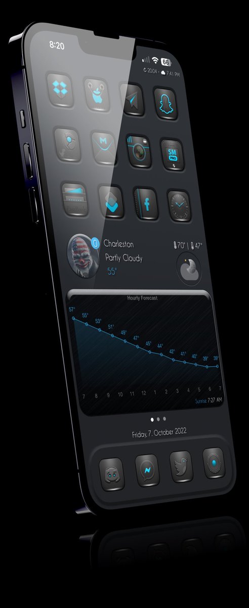 Dazednconfuzed4's tweet image. #HTMLSandboxv2 and theme by @thewaytozion - Weather icons by @kleinmone Dock by @Attairdu57slm icons by @XaBdOooX AE by @FAlhmma with bro’s @sel6012000 @SolShulz30 #iNNOVATION #nojailbreak #iOS16