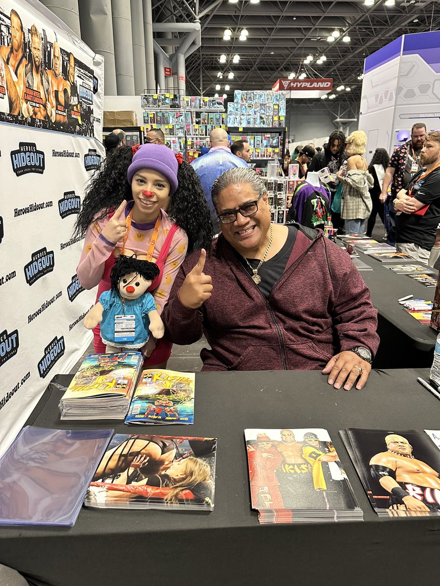 DestinyFomo's tweet image. Even though he wouldn’t stink face me lol it was really nice to meet one of my favorite wrestlers @TheREALRIKISHI