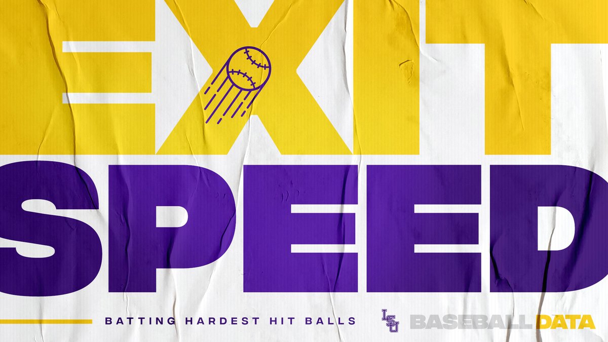 LSUBaseballData's tweet photo. TOP TRACKMAN EXIT SPEEDS FROM TODAY'S SCRIMMAGE:
Tommy White 109.3 mph
Paul Skenes 105.1 mph
Zeb Ruddell 104.4 mph
Gavin Guidry 104.3 mph
Tre Morgan 103.5 mph
Dylan Crews 101.4 mph https://t.co/TcbimD9x92