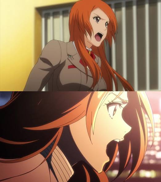 any ide why the anime preview change orihime hair color? : r/bleach