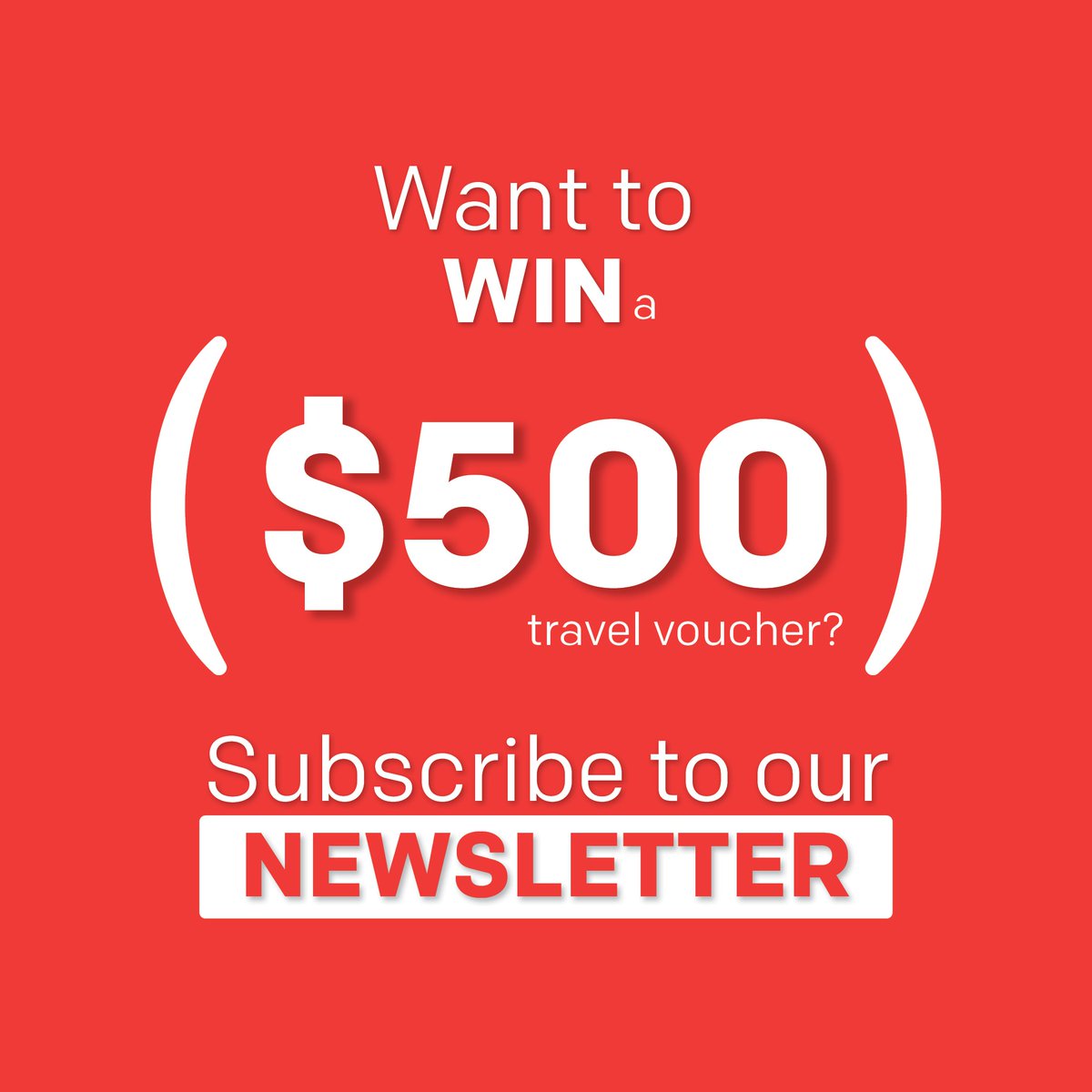 Subscribe to our newsletter for your chance to win a $500 Bunnik Tours travel voucher! 😮 It's the perfect way to kickstart your travel plans.

It's simple! Sign-up to be in the running 👉🏼 bddy.me/3rGgTTI

T&amp;Cs available on our website.