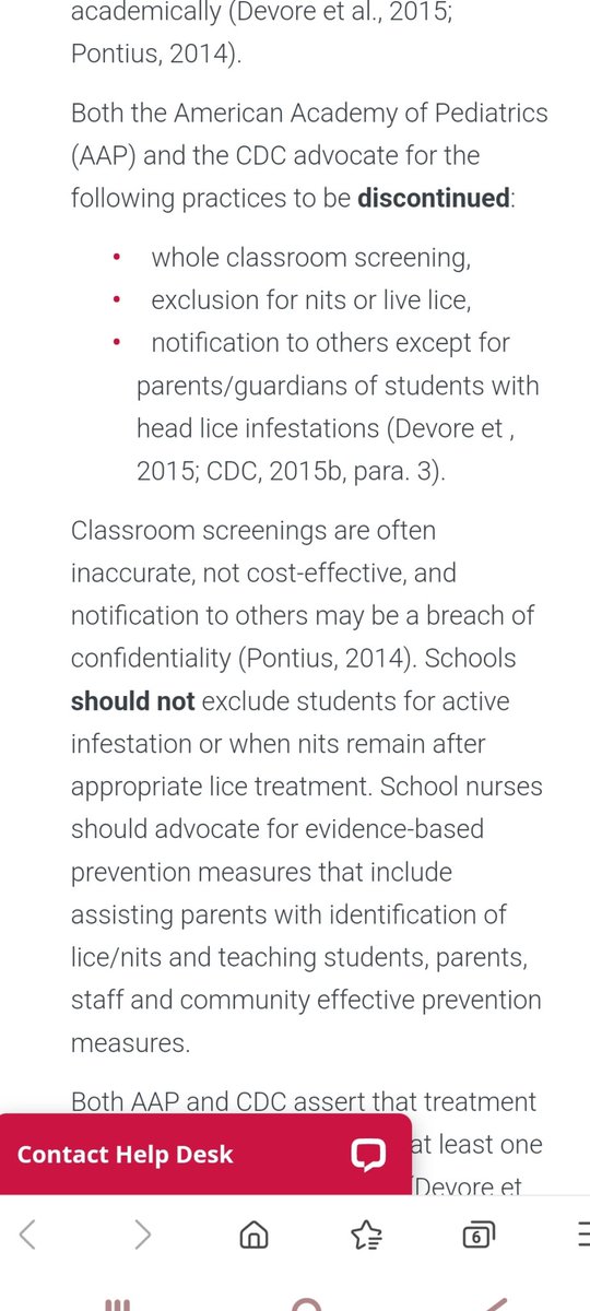 Wendyms's tweet photo. NASN evidence-based head lice management in schools https://t.co/cjeHydkItP