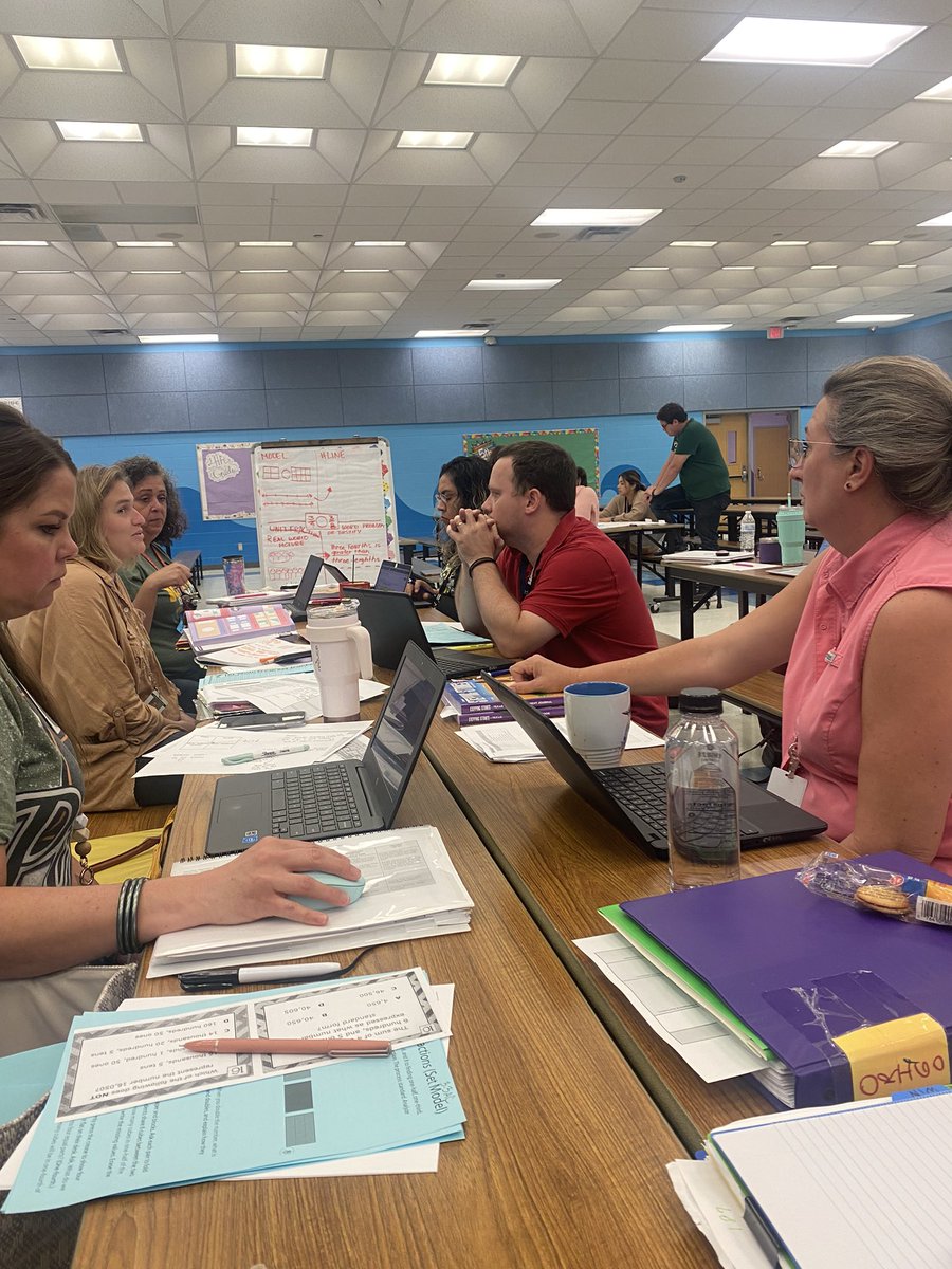 icburton's tweet photo. PD at its best! I love working with teachers who work hard and are here for kids! @R_FISD https://t.co/HdEz6crJ3t