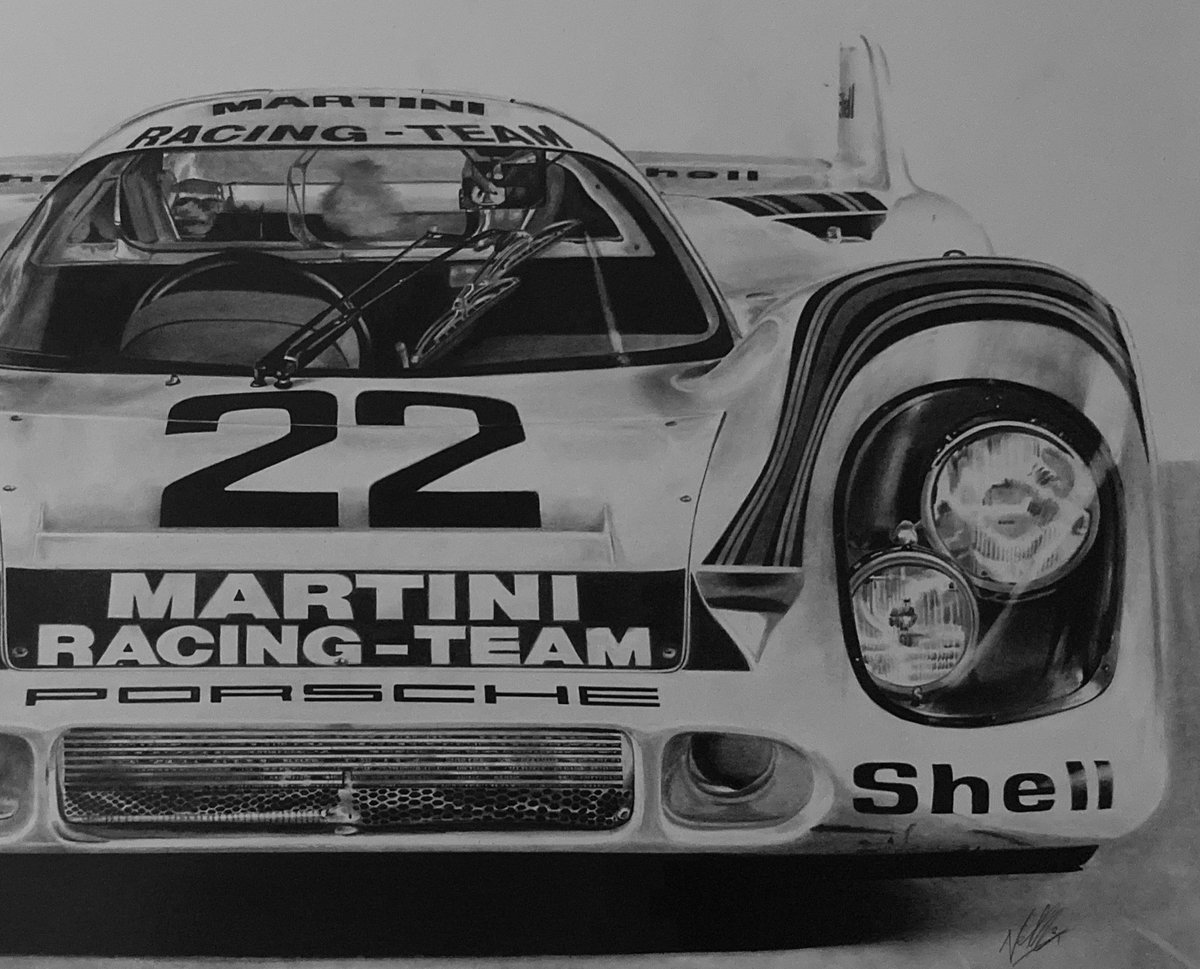 NGAutoArt's tweet photo. Nine Seventeen. #sportscarsaturday #prototypeedition #porsche917 #24heuresdumans #detailsmatter #cardrawing #cars #racecar #art #fineart #realisticdrawing #moretocome #twittercarclub https://t.co/ByUXbGxlpe