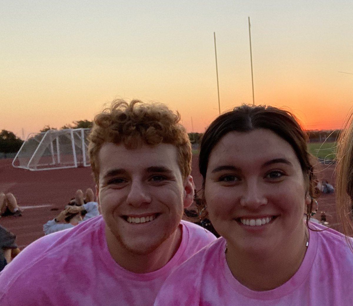ClarkHSTrainers's tweet photo. We definitely want to show our volleyball SAT’s some ❤️🏐Their dedication & support is beyond measure. On days off you can catch them at the FB games🐾 🤩 Thank you @miaharr_ & @graysonponthi #ClarkTexas #ClarkProud #hardworkingduo https://t.co/DoBYjMrLKe