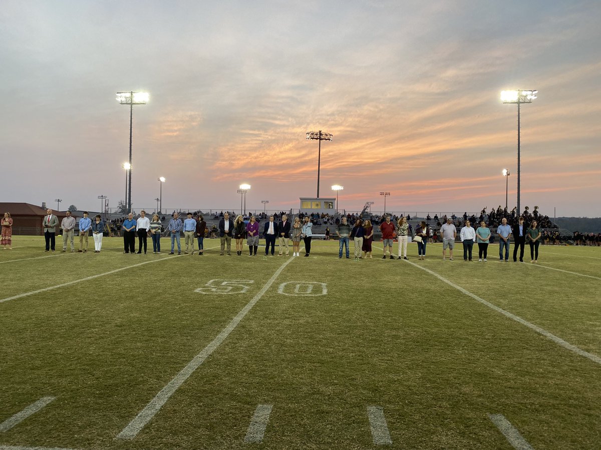 lhs_psat's tweet photo. Celebrating these National Merit Scholars at tonight’s football game. #proudofthen @DCSeNews @TweetDCS_LHS @TheBurgSports @PatriotVision https://t.co/EiUMhv0WUU