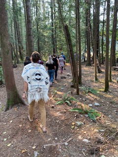 LisaWallaceBC's tweet photo. A fabulous day of learning with our entire staff.  UDL, inclusion and CBIEPs topped off with a learning walk through our forest with a focus on Halq'emeylem language.  Thank you to the amazing team who organized today.  #sd33learns #inclusion #UDL #sd33humansocial #community https://t.co/Fh4mDLdUlo