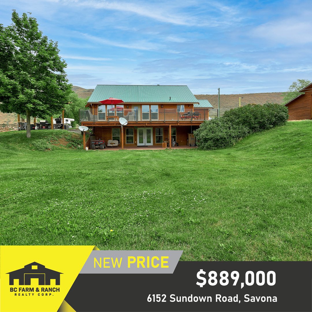 BCFarmandRanch's tweet photo. NEW PRICE!

6152 Sundown Road, Savona
$889,000 | MLS# 168768
More information &amp; photos at 👇
https://t.co/kqr787nZ9a

#bcfarmandranch #bcfarmandranchrealty #savonabc #hobbyfarm #farmforsalebc #bcfarmforsale #acreageliving https://t.co/4rAIaGa26P