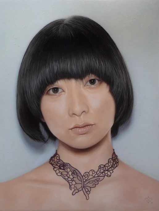 こういうのが描けるということは微細なディテールを描写する能力の証明にはなるけど、それ以前初歩的なザックリとした立体感の把握は不勉強だったよ。 