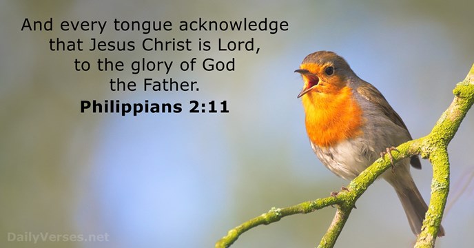 JesusChristKin6's tweet photo. PHILIPPIANS 2
;and given him a ñame which is above every ñame:
10that at the name of Jesus every knee should bow, of things in Heaven, and things in Earth, and things under the Earth;11and that every tongue should confess that Jesus Christ is Lord, to the Glory of GOD the Father. https://t.co/bUkFy9XMe5