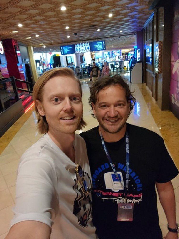 DTonks5's tweet photo. #cNFTcon hasn’t even kicked off and already meeting great cardano shapers @CardanoThor 🤝 @KeyboardWIC 

Looking forward to the weekend!! 

#KWIC #KWICnotifwen #KeyboardWIC #Warrior #KWICfollowKWIC #CNFT #CardanoNFT #CNFTCommunity https://t.co/BBZygCpGk8