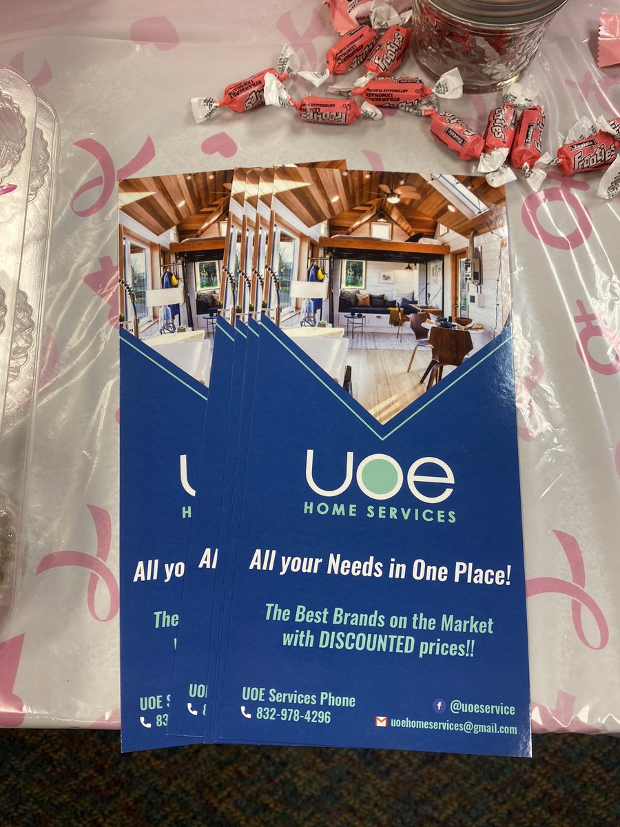 The OAC pinked out today for Breast Cancer Awareness. Thank you to UOE home services for their donations of pink treats for our staff!