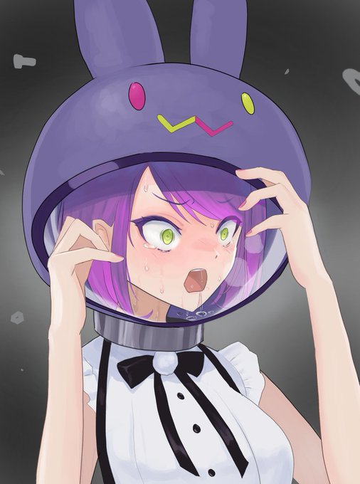 ヘルメットを外せず中で窒息しているtw様 