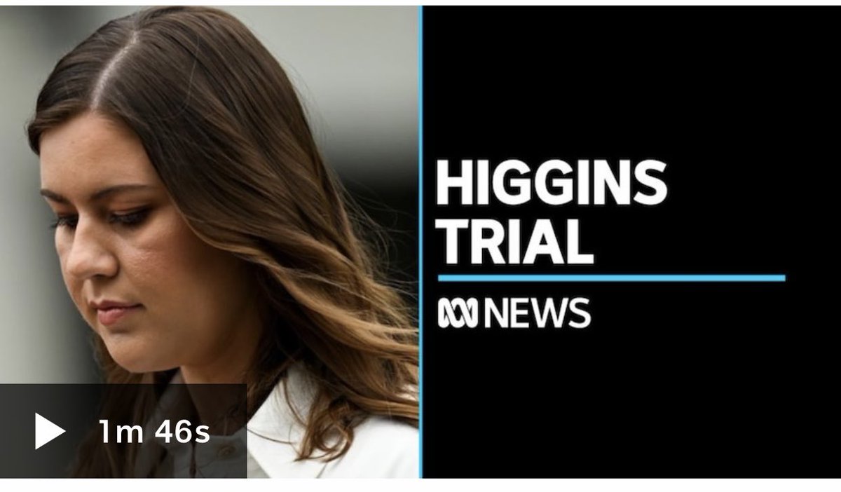 bridget54950027's tweet image. This😡 from the ABC.  This woman is not on trial. Disgraceful reporting. Even SBS are calling it the Higgins trial.