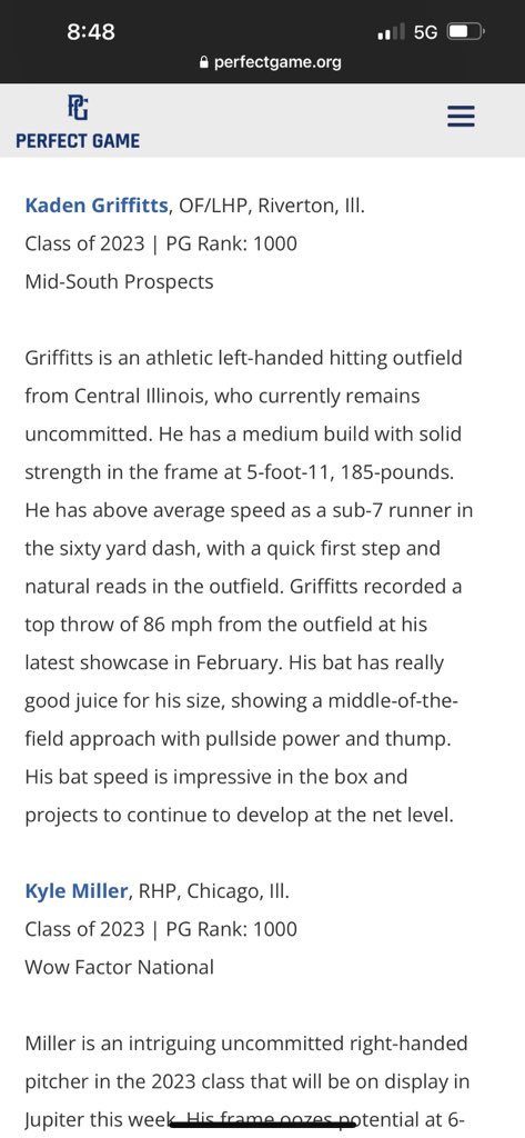 Nice Write up on Ty Plummer, Aden O’Donnell and Kaden Griffitts some of our Uncommitted 2023’s playing in Jupiter <a href="/PerfectGameUSA/">Perfect Game USA</a> WWBA. Really good ones still available here! <a href="/IowaSticks/">Iowa Sticks Baseball</a> <a href="/GbaDevelopment/">GBA Development</a>