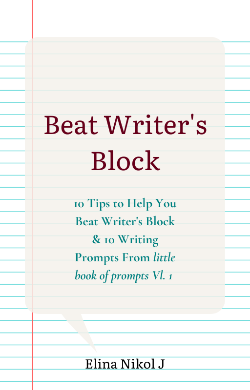 Sign up for Elina Nikol J's newsletter: eepurl.com/iapUBf &amp; get a free download of e-book: Beat Writer's Block