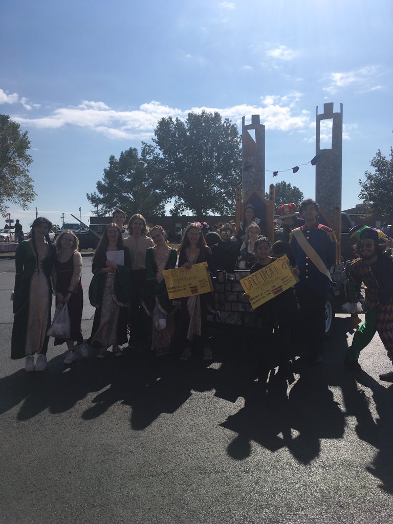 Had a GREAT time repping BHS Theatre and our upcoming Musical in the Parade this afternoon!! A great group of kids ready to take us “Once Upon a Mattress” Nov 11-13!