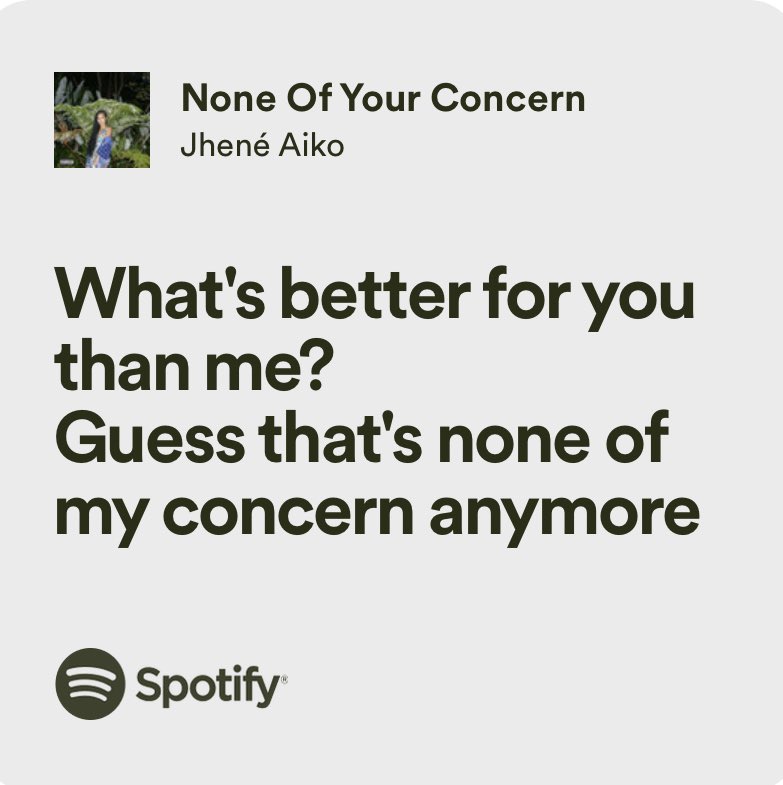quotedsound's tweet photo. Jhené Aiko // None of your Concern https://t.co/DGSfTQE8iu