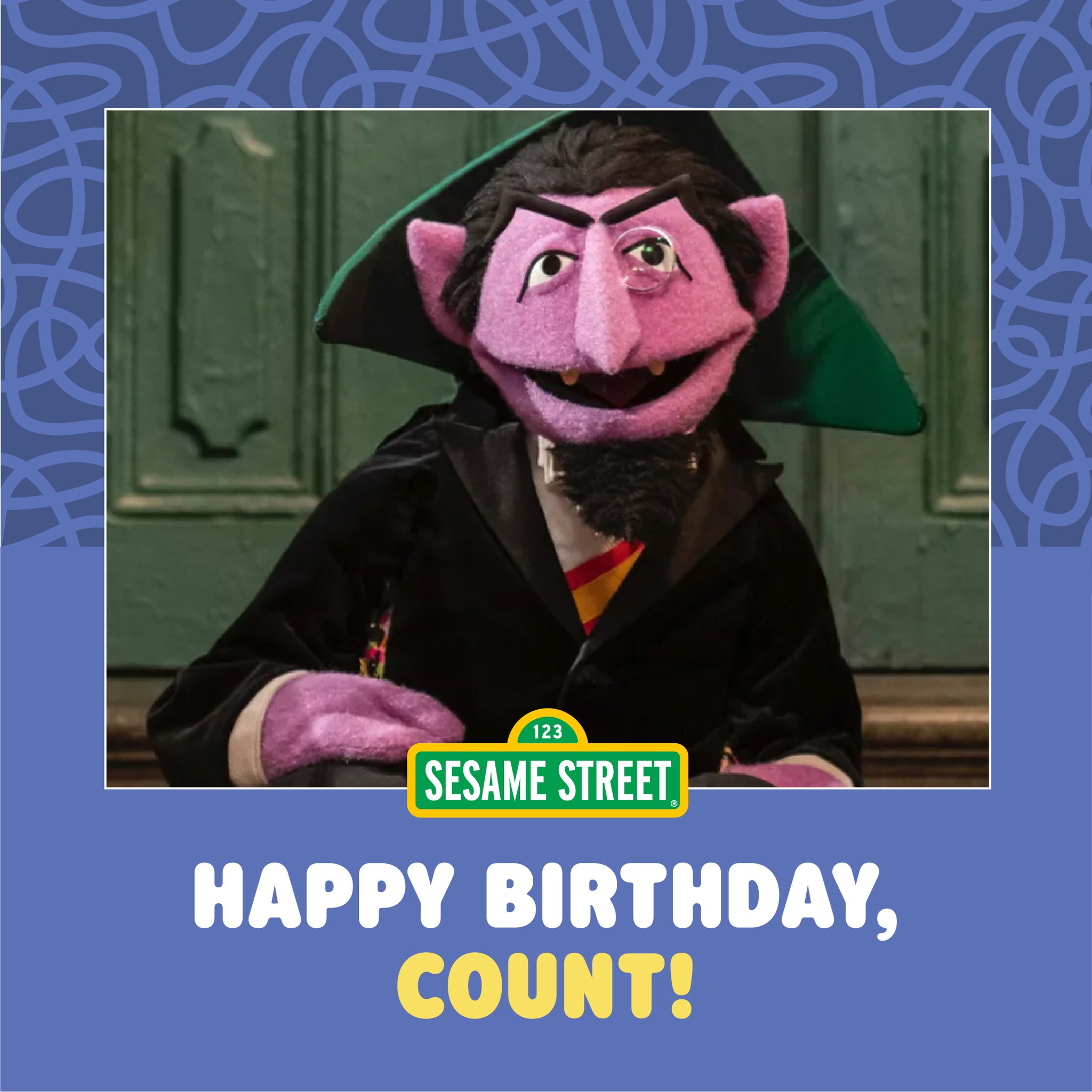 Sesame Street on Twitter: "Happy birthday @CountVonCount! Give our