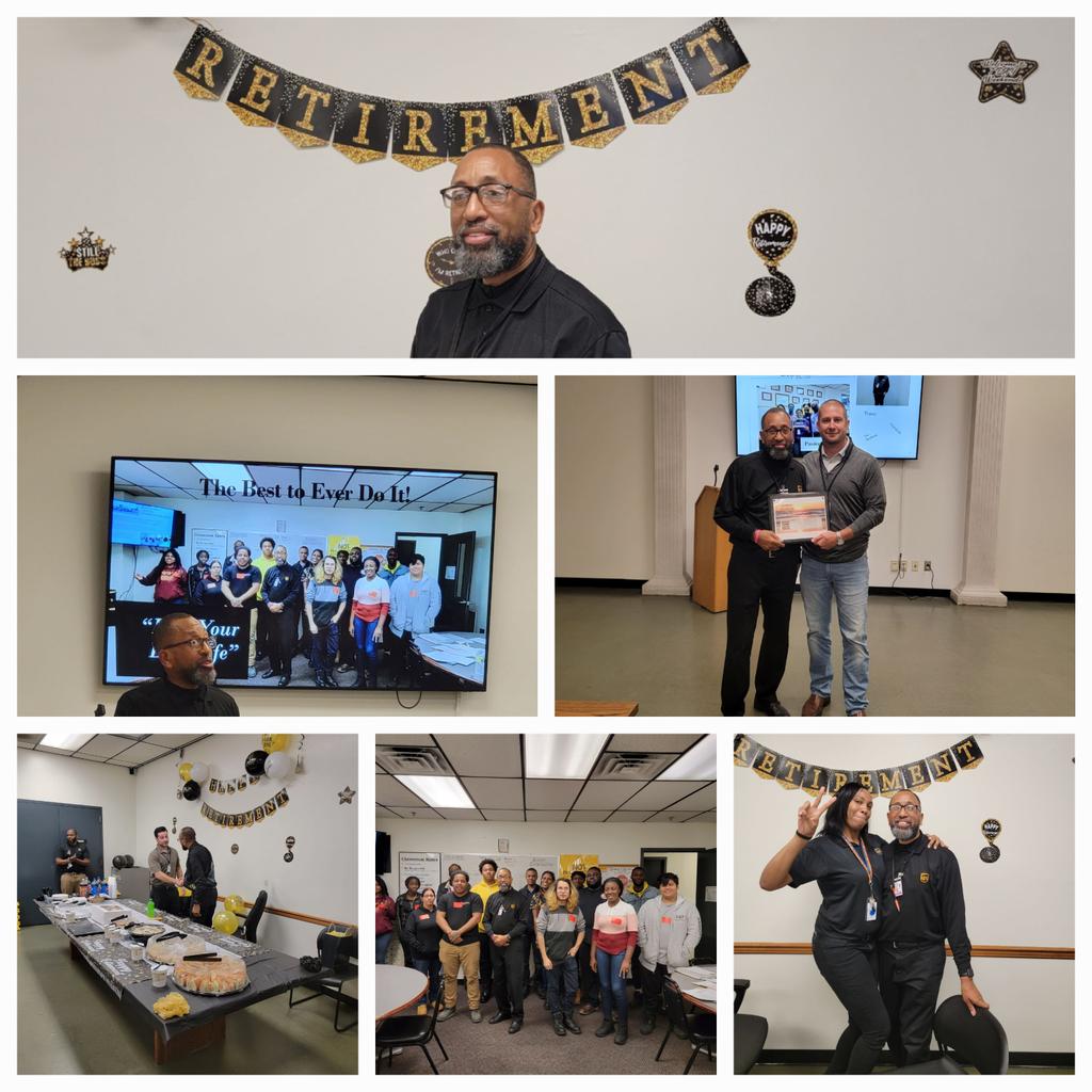 #TeamPHLSnaps <a href="/RayBarczak/">RayBarczak</a>  <a href="/daveortone/">David ortone</a> <a href="/RaymondChew95/">Ray Chew</a> <a href="/EricLinderUPS/">Eric Linder</a> <a href="/BrownDenelle/">Denelle Brown</a> Congratulations to Eugene Branham on his retirement 14yrs of Service. Eugene plans to relax enjoy his family and grandchildren.