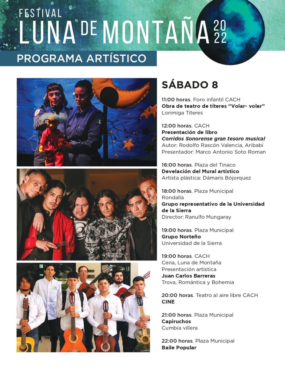 CelidaLopezc's tweet photo. En otoño Sonora se llena de maravillosos eventos. Los invitamos al Festival Luna de Montaña este fin de semana en Huachinera, un acontecimiento cultural en nuestra bella sierra alta, en el Sonora profundo. Vamos a disfrutar con en familia. https://t.co/y69pZ0bAno