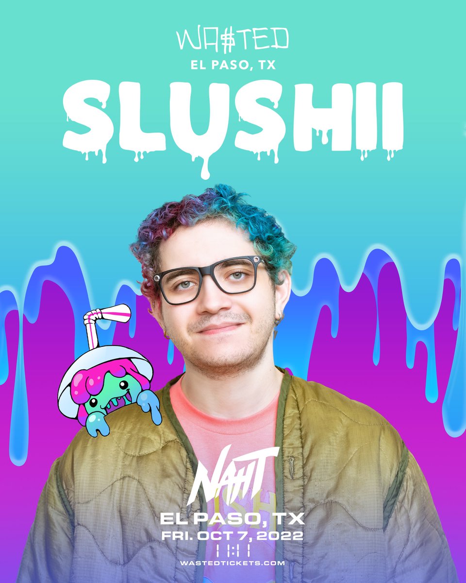 NAHTdavid's tweet photo. SEE YOU SOON‼️

Going b2b with @T0rus_ playing direct support for @SlushiiMusic 

LFG‼️‼️ #slushii #wastedpresents https://t.co/6cCaZlBTRK