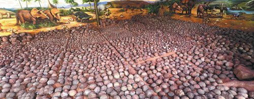 iGuangdong's tweet photo. 🥚🦕 It took nearly three years for workers at a #dinosaur museum in #Heyuan to restore a nest of 11 dinosaur eggs unearthed near a local bridge. There are nearly 20,000 dinosaur egg fossils on display at the museum since the 1st dinosaur egg fossil was dug up in 1996. #OnlyInGD https://t.co/RucAig74G9