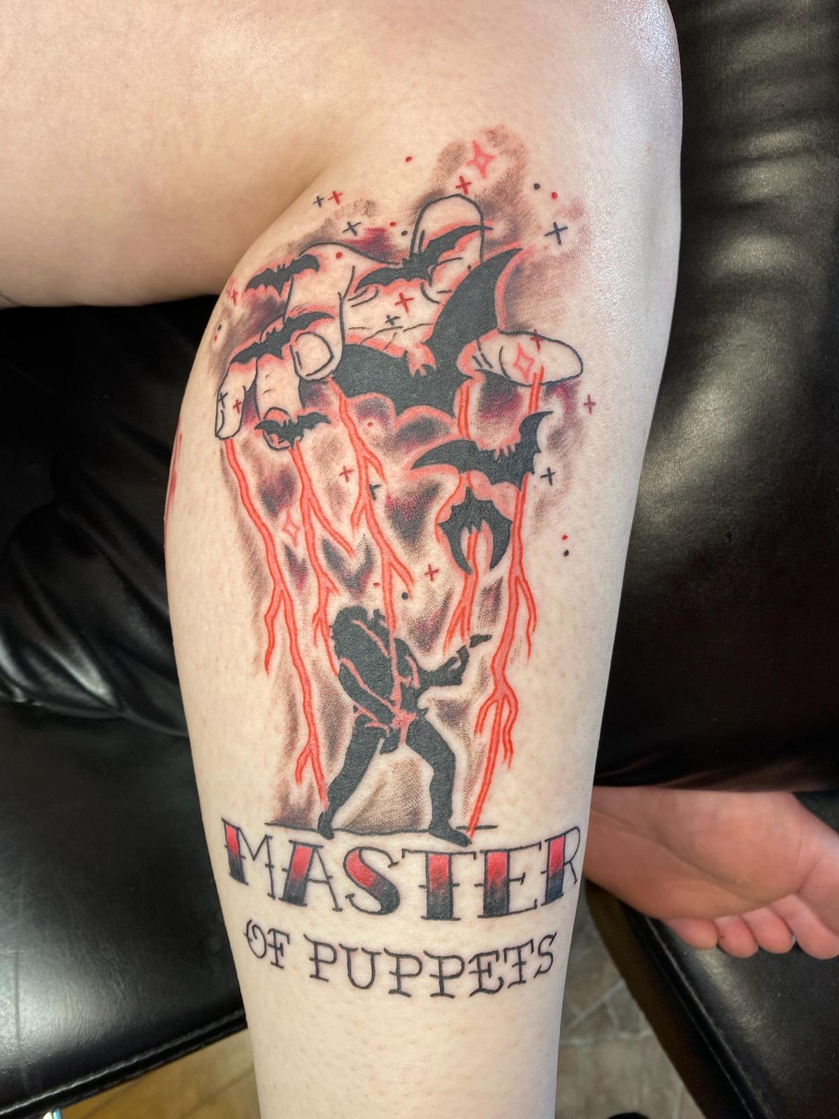 Metallica Master Of Puppets Tattoos