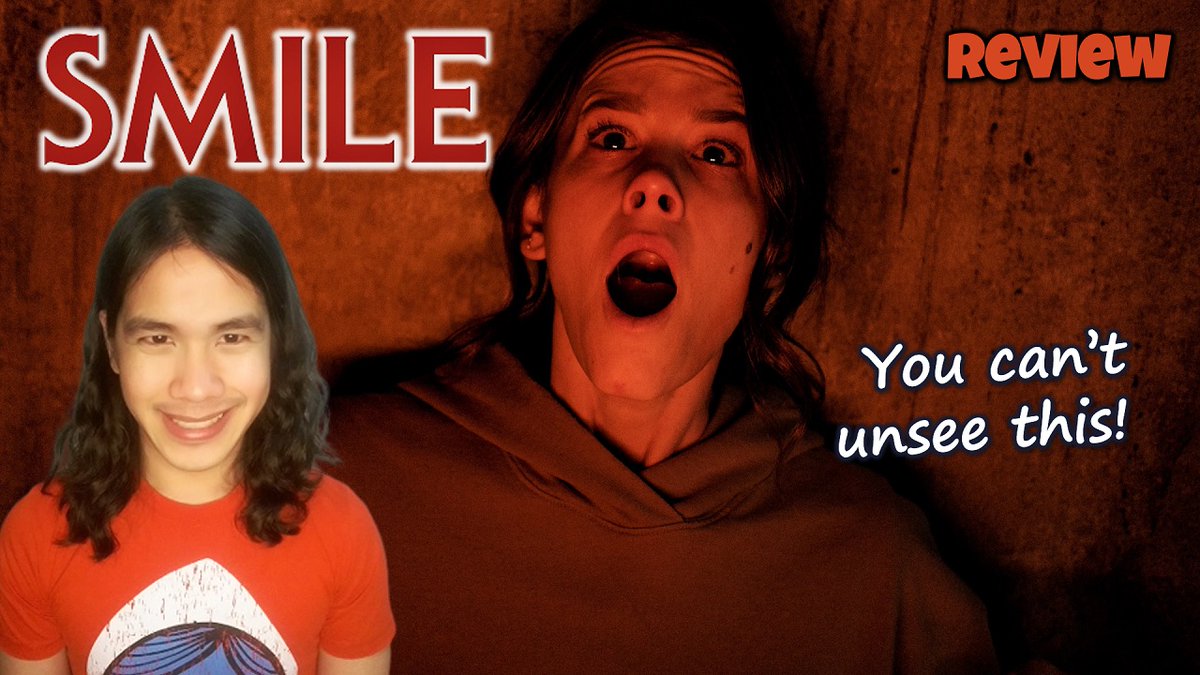 What makes you smile? Let's kick off the spooky season with #SmileMovie ! This one gave me trauma for days!🙃Non-spoiler review👇
youtu.be/VZ4oR3d7s08
youtu.be/VZ4oR3d7s08
#SosieBacon #KyleGallner #JesseTUsher #ParkerFinn #HorrorMovies #HorrorMonth #RobMorgan #Smile