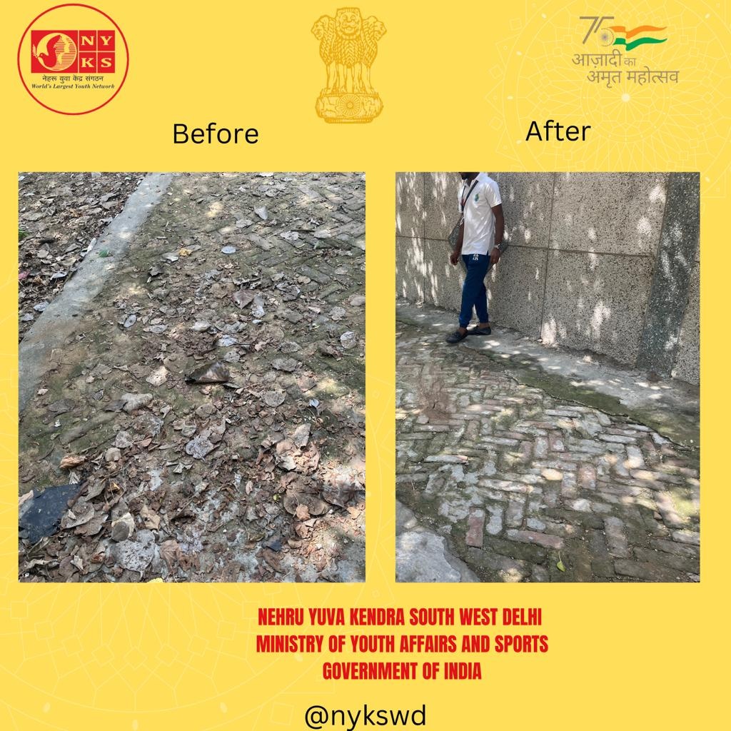 mybharatswd's tweet photo. नहीं चलेगा नहीं चलेगा, गंदगी का ढेर अब नहीं रहेगा, स्वच्छ और सुंदर देश रहेगा
#swachbharat2022 
#CleanIndia2 
@nyksindia 
@ssjoshi657 
@yasministryindia 
@mygovindia 
@narendramodi https://t.co/BG4iPcpPz8