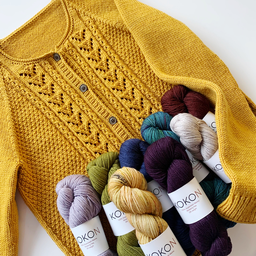 One of my all-time favourite knitting projects has to be Isabell Kraemer's Mariechen. It was also one of those projects that held my interest throughout.

If you fancy cast on your own Mariechen, I've good news we have just restocked Kokon Merino DK.